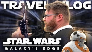 Blind Wave Travel Vlog: Eric Visits - Star Wars: Galaxy's Edge - Disneyland