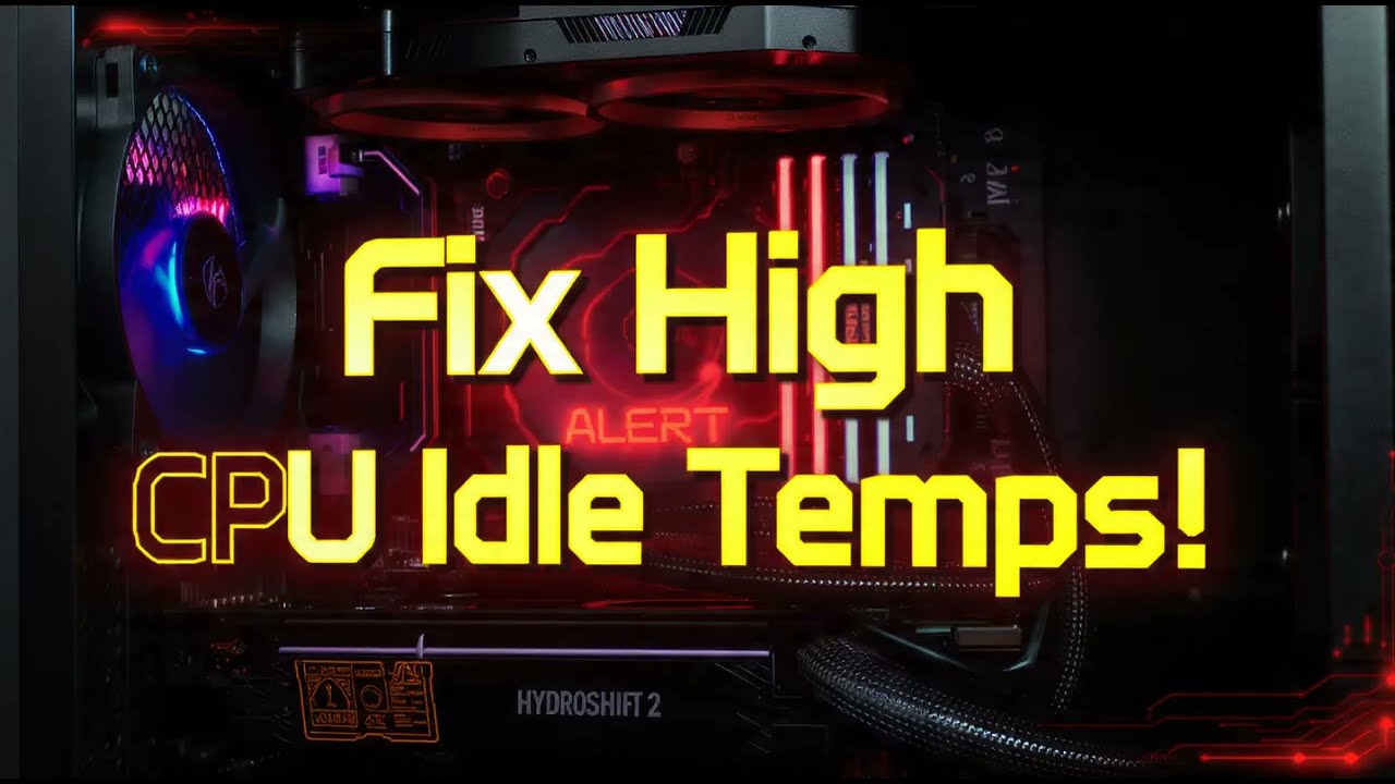 How to reduce high CPU idle temps with HydroShift 2 AIO