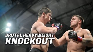 Brutal Heavyweight Mma Knockout Jacob Eades Vs Belmin Lucevic