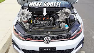 Installing CTS IS38 Turbo On Our Mk7-7.5 GTI! |Budget Friendly HP!  satisfying video