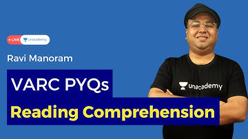 Previous Year Questions | Reading Comprehension Questions | VARC Preparation for CAT | Ravi Manoram