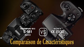 Olympus OM-D E-M1 Mark III vs. Sony A3500: Une Comparaison de Caractéristiques