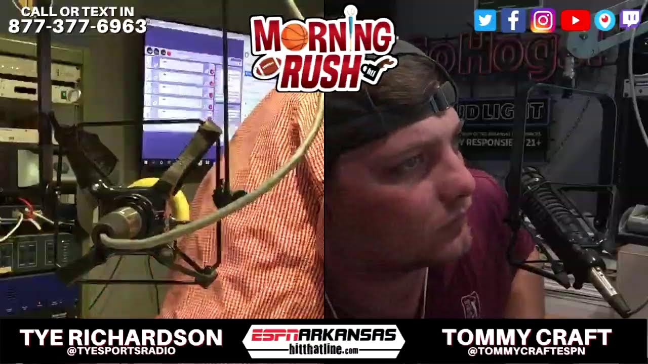 The Morning Rush is LIVE. Heard from Pittman and Muss yesterday