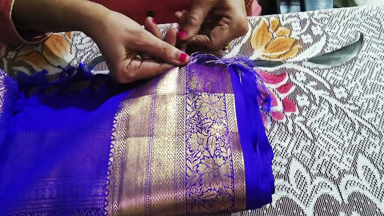  ಸೀರೆಯ ಸೌಂದರ್ಯ ಅದರ ಸೆರಗಿನಲ್ಲಿ, ಸೆರಗನ ಕುಚ್ಚಿನಲ್ಲಿ 💗