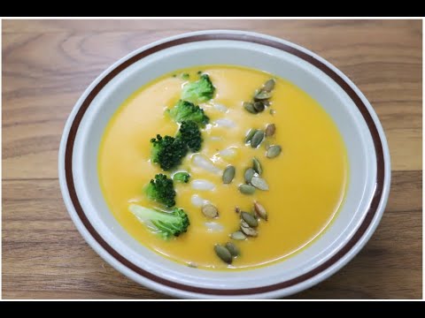 Hướng dẫn Cách nấu súp bí đỏ – Cách nấu súp bí đỏ chay thanh lọc, không đường