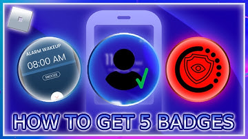 [Roblox] How To Get 5 Badges In Phone OS📱