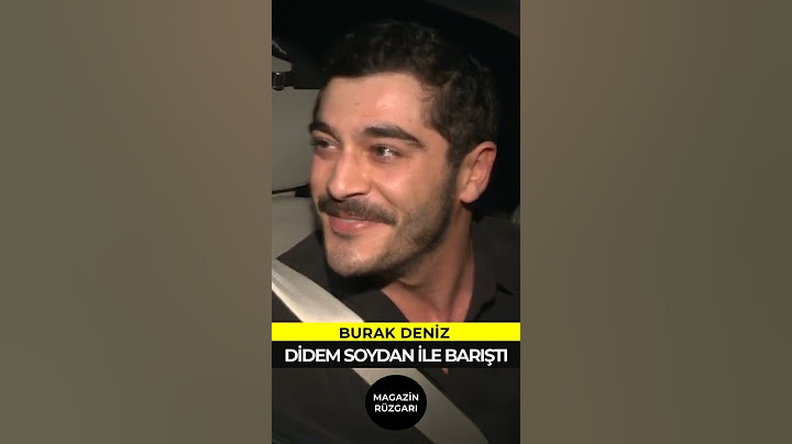 Burak Deniz , Didem Soydan İle Barıştı