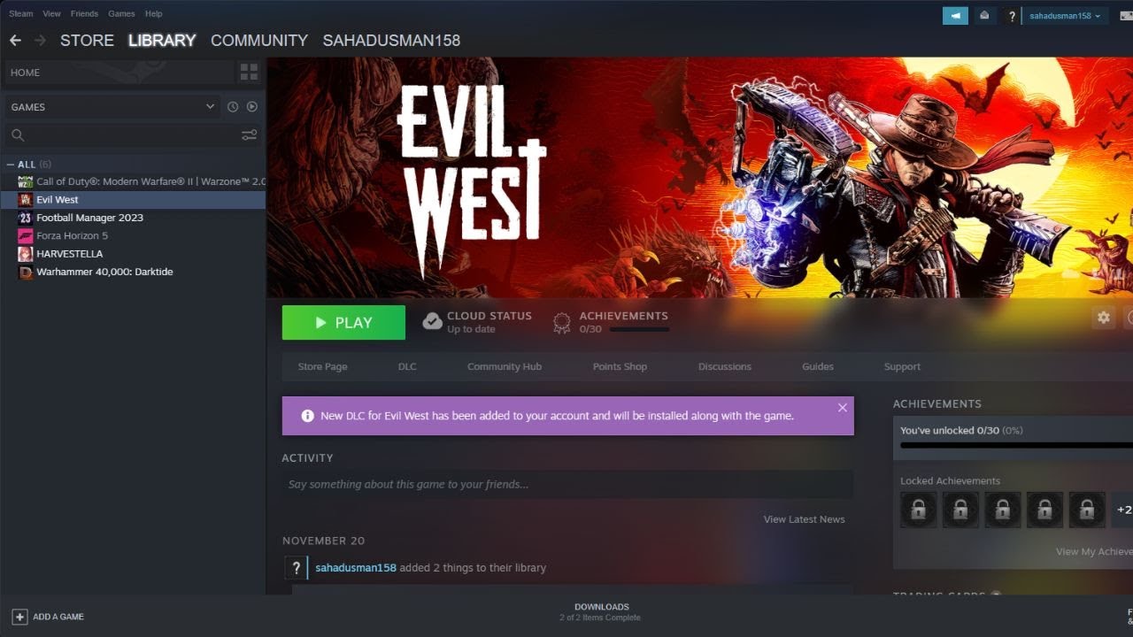 Evil West - PCGamingWiki PCGW - bugs, fixes, crashes, mods, guides and  improvements for every PC game