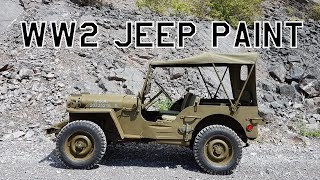 Is the paint on your Willys jeep all wrong?