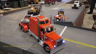 Cabin Fever Expo 2023 World Class Model Steam Gas Hot Air Engines Trucks Hauling & Excavating Part 2