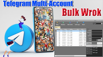 Telegram multi-account Bulk Login|Invite tgSuper #telegrambulk#telegram#telegrambot