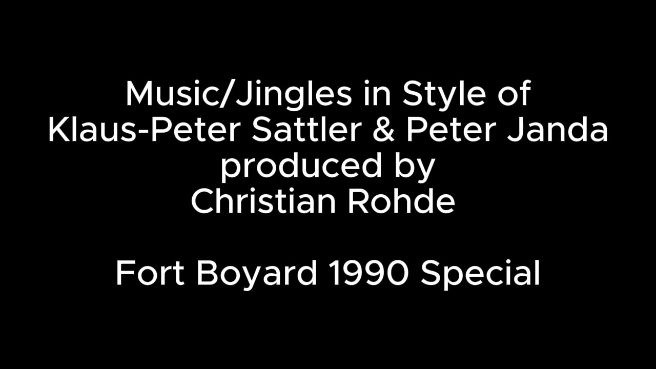 Music/Jingles in Style of Klaus-Peter Sattler und Peter Janda Fort Boyard 1990 Special