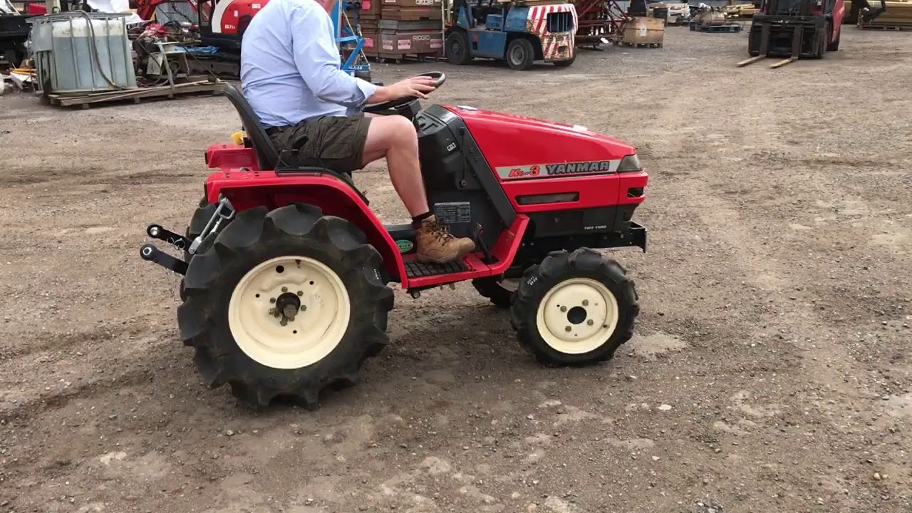 THE AUCTIONEER LTD: TEST DRIVE VIDEO: COMPACT TRACTOR...YANMAR KE3    WWW.THEAUCTIONEER.CO.UK
