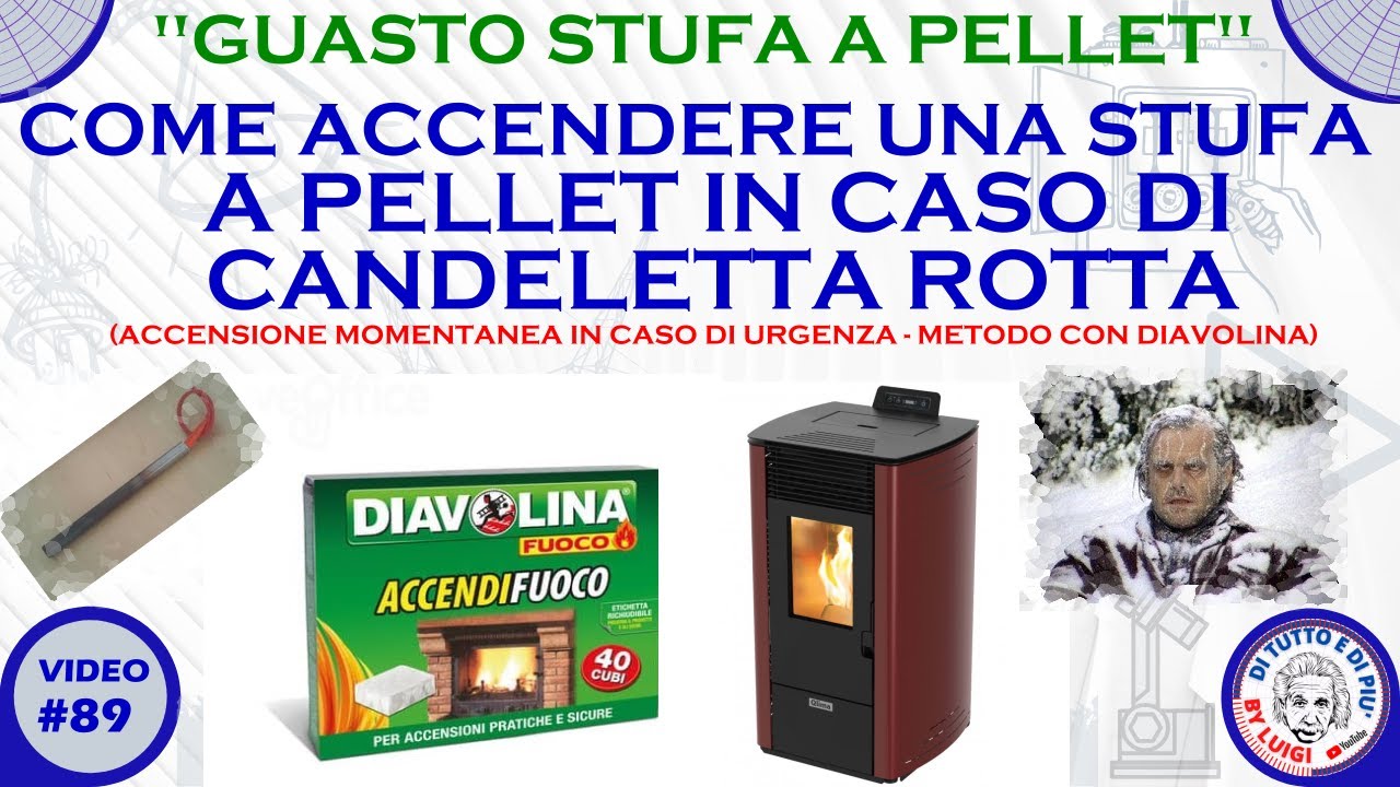 Candela Di Accensione Per Stufa A Pellet 270W 230V – Incoloy800, 130/140 Mm, Filettatura 3/8, Capicorda 6,3 Mm – Riscaldamento Fino A 860°C – Garanzia 1 Anno
