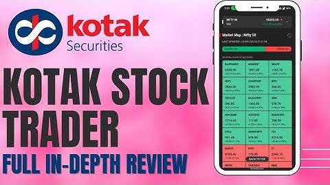 Kotak Stock Trader App | Kotak Securities | In-depth Review | Live Trade Execution Speed Demo |