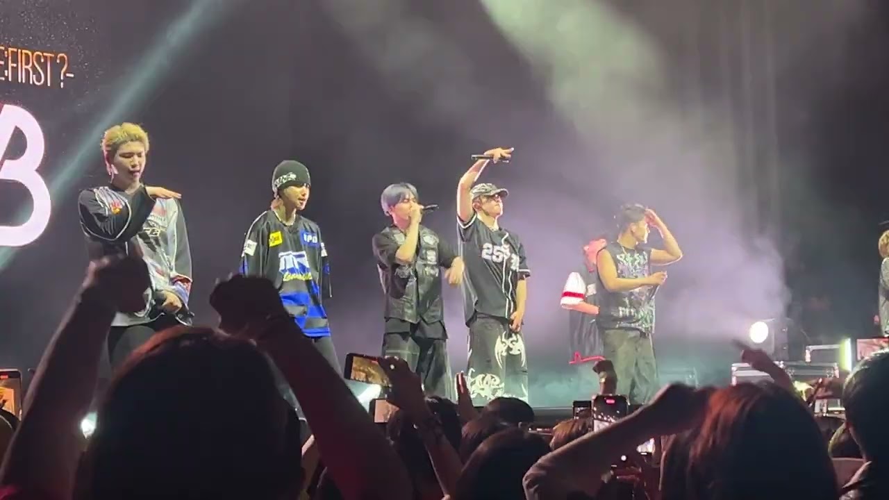 BE:FIRST World tour in LA slogan