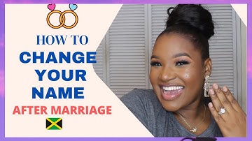 How To Change Your Name After Marriage in Jamaica 💍 👰🏽‍♀️ ❤️🇯🇲 + bonus vlog