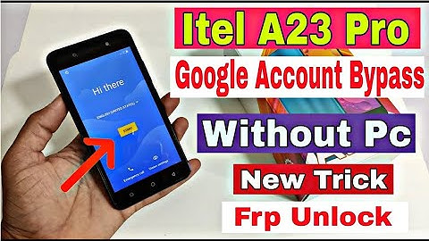 Itel A23 Pro FRP Bypass Without Pc | Itel L5006C google account bypass without pc | New Trick 2021 |