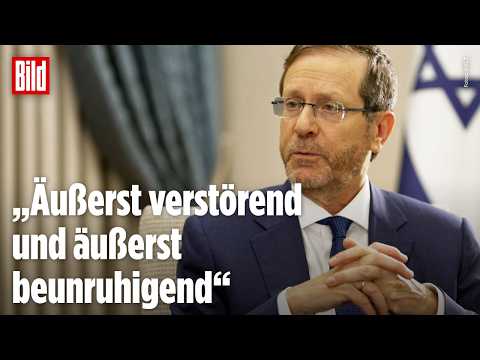 ALARM AUS ISRAEL: Präsident Herzog warnt vor wachsendem Antisemitismus in Deutschland