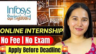Infosys Springboard Internship 2026 (Virtual 7.0) | FREE Certificate + Apply Process Explained 🔥