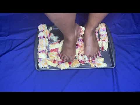 Smashing Danishes | ASMR | Ebony Barefoot