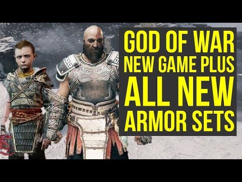 God of War New Game Plus ALL NEW ARMOR SETS (God of War 4 New Game Plus)