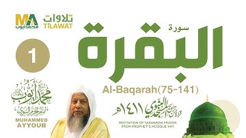 سورة البقرة (75-141) من تراويح المسجد النبوي 1411 - الشيخ محمد أيوب