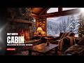 Cozy Winter Cabin ❄️🔥 10 Hours Snowfall & Fireplace Sounds for Deep Sleep and Relaxation