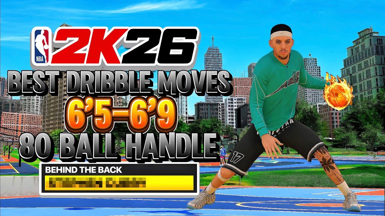 BEST DRIBBLE MOVES ON NBA 2K26 FOR 80 BALL HANDLE BUILDS!!!
