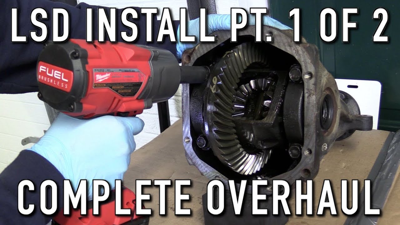 240SX Rear End Rebuild Part 2: Installing A Limited Slip Differential ...