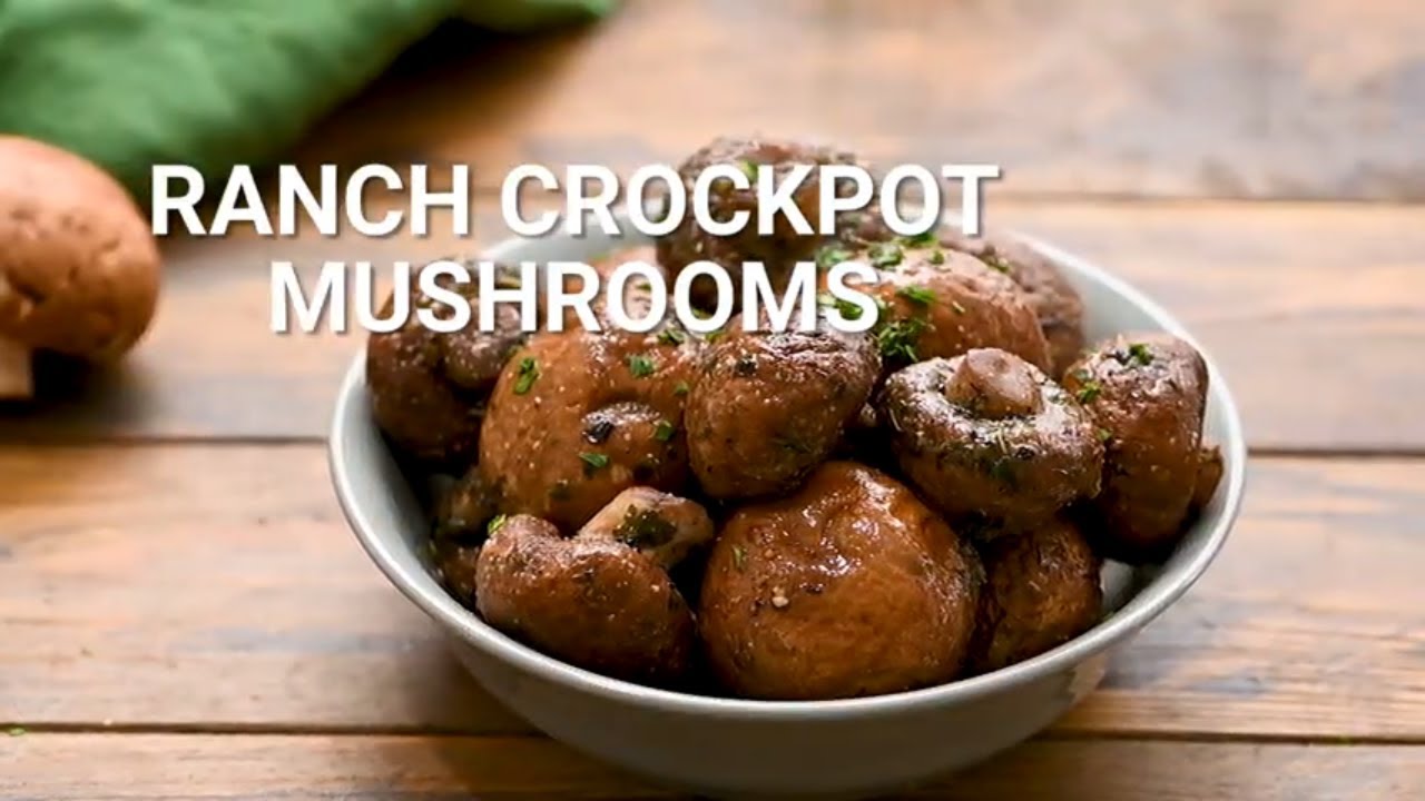 Crockpot Ranch Mushrooms - Tornadough Alli