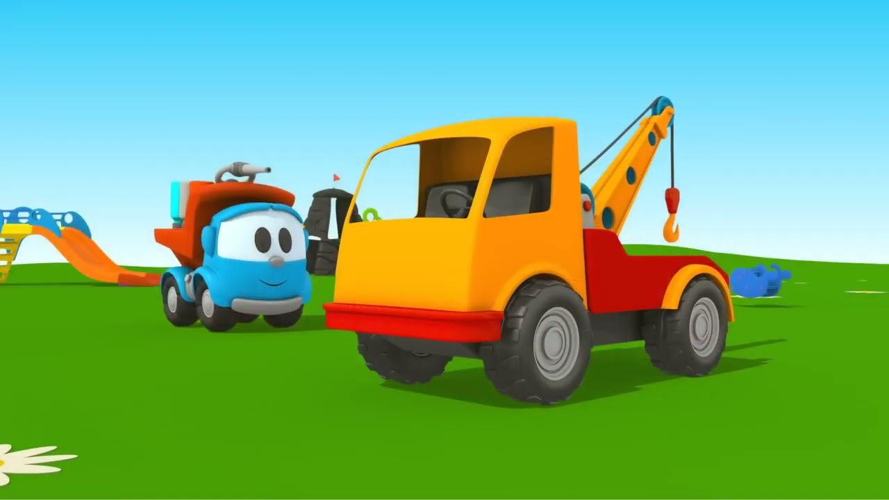 Kuormuri Leo ja lasten autot – ajoneuvoja ja leikkimielisiä tarinoita