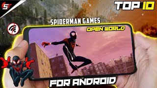 Top 10  Spider Man Games for Android  in 2023|High Graphics, Offline, Open World |Shadow Tech Tamil screenshot 4