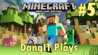 DangIT Plays: Minecraft - Episode 5 - Surprise Creeper attack!