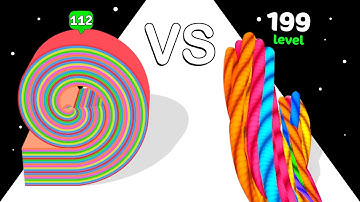 Roll Layer VS Knit Stack: ASMR Gameplay ❌ Max Level!