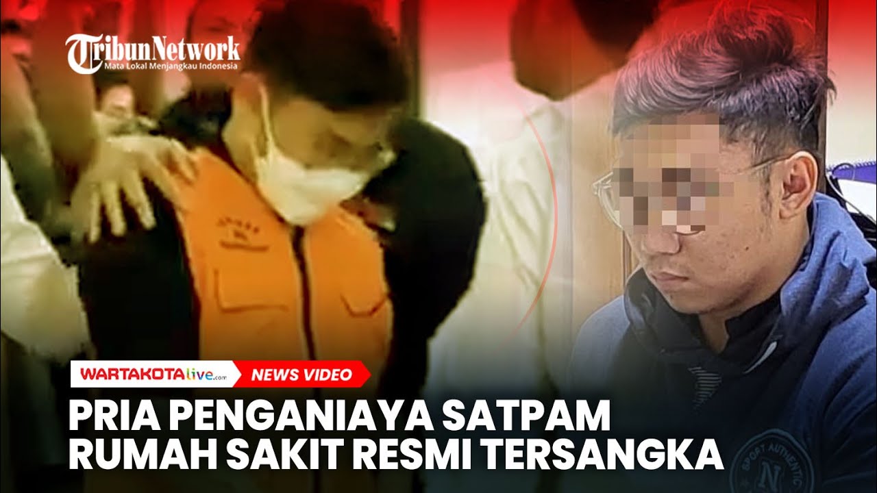 Pria Penganiaya Satpam RS Mitra Keluarga Bekasi Resmi Tersangka