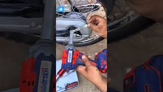 Bike Rear Shocker Ka Best Jugaad 😲 || Mechanic Jugaad 🏍️🔧...