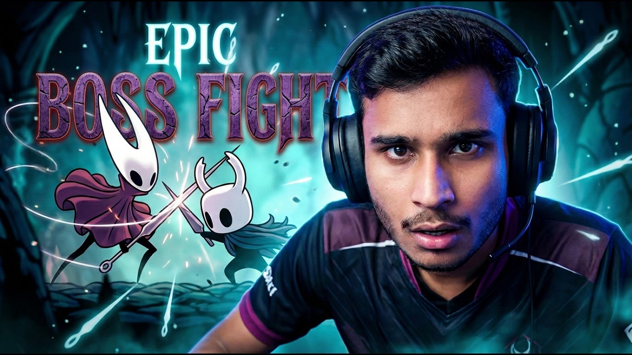 🔴BOSS FIGHT IN HOLLOW KNIGHT🔥  || LITTLE PLAYZZ LIVE