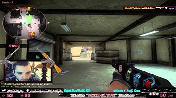 1v5 Ace Dust II Competitive CS:GO with AK-47