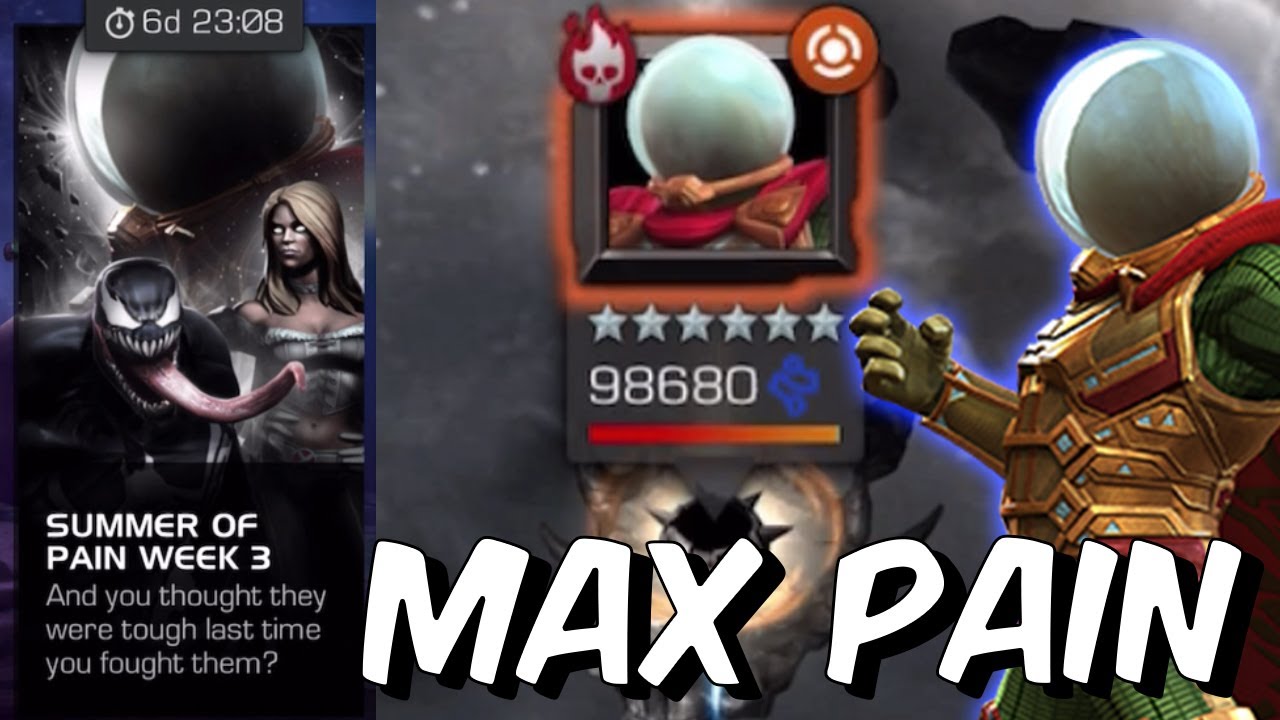 MAXIMUM PAIN ACID WASH MYSTERIO - Summer of Pain Week #3 Nightmare - Marvel Contest of Champions