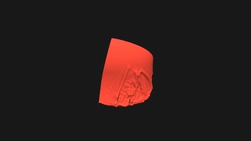 Cloth simulation in C++ with OpenGL