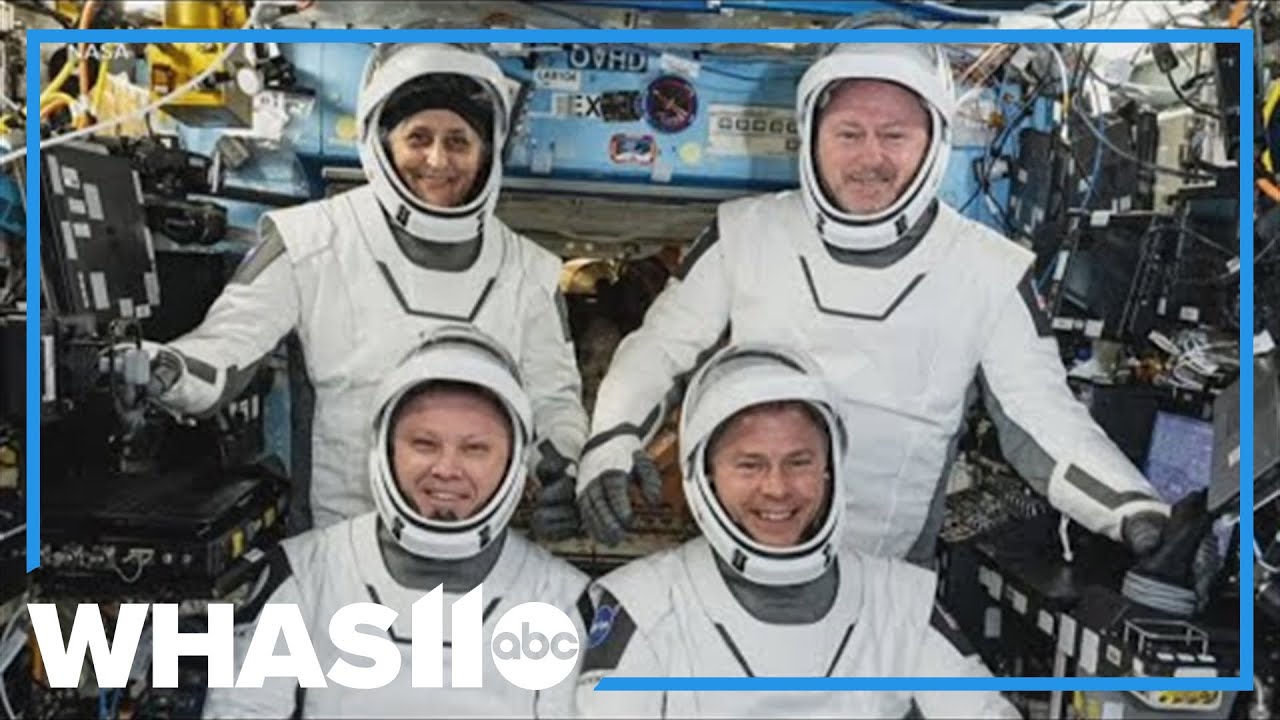 Astronauts return to Earth after 9 months in stuck in space - YouTube