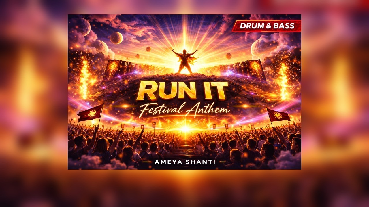 Run It | High Energy Drum & Bass Festival Anthem — Ameya Shanti