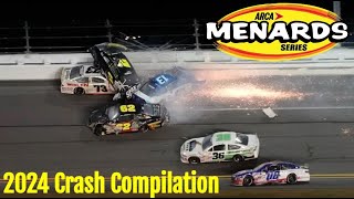 2024 ARCA Menards Series Crash Compilation