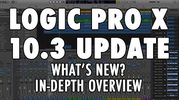 LOGIC PRO X 10.3 UPDATE - What