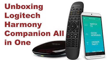 Unboxing Logitech Harmony Companion All in One Remote Control