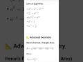 #Math formuals #Exponents and geomatry......