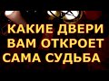 КАКИЕ ДВЕРИ ВАМ ОТКРОЕТ САМА СУДЬБА гадания карты таро онлайн