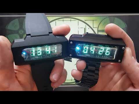 Futuristic Nixie Watch / VFD technology PREVIEW