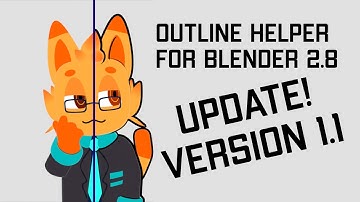 Outline Helper V1.1 Update! [Cycles, Vertex Groups, Edit Mode]